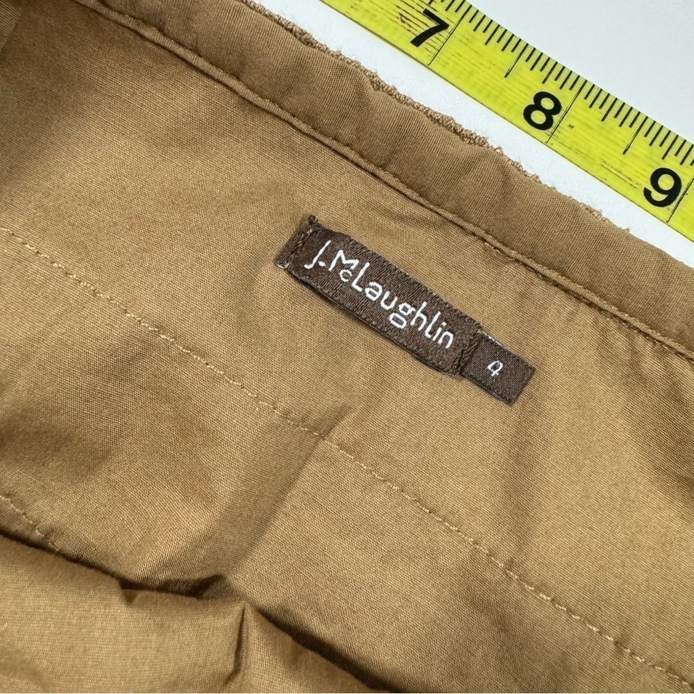 J McLaughlin Tiered Lace Pencil Skirt Beige Size 4 - Picture 5 of 7